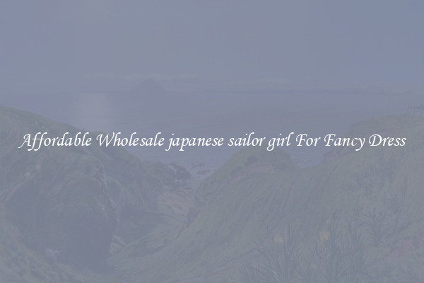 Affordable Wholesale japanese sailor girl For Fancy Dress