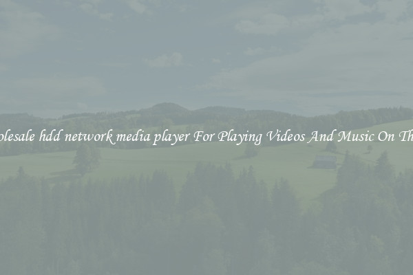Wholesale hdd network media player For Playing Videos And Music On The Go