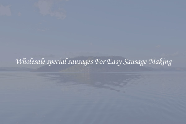 Wholesale special sausages For Easy Sausage Making