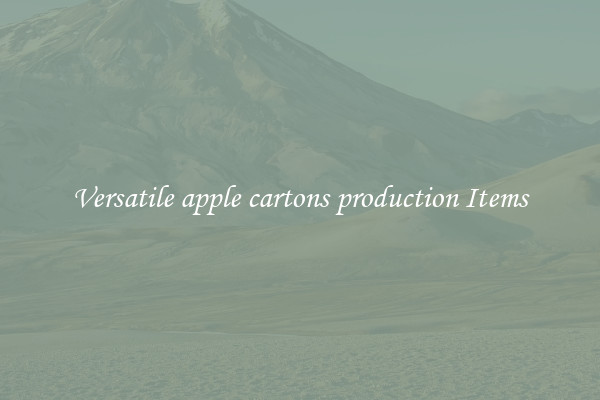 Versatile apple cartons production Items