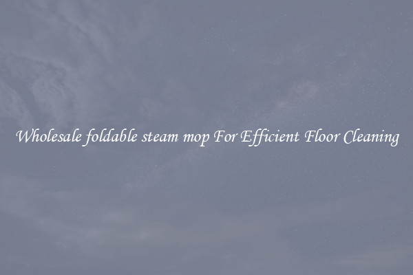 Wholesale foldable steam mop For Efficient Floor Cleaning