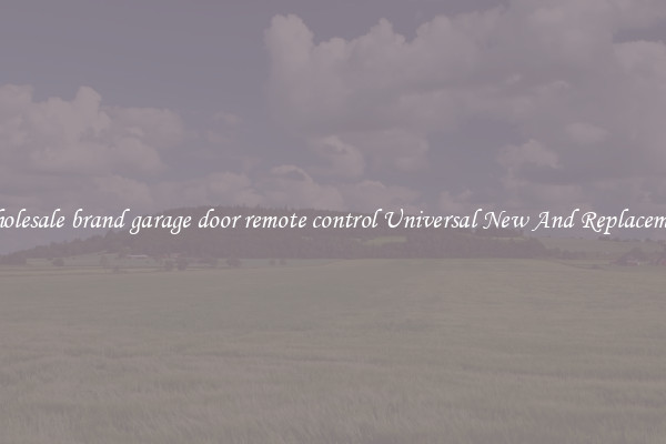 Wholesale brand garage door remote control Universal New And Replacement