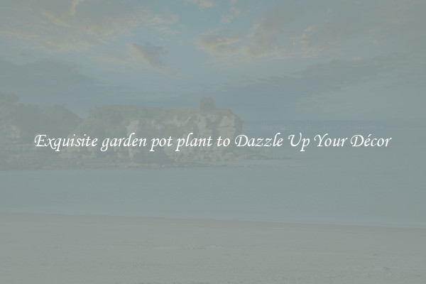 Exquisite garden pot plant to Dazzle Up Your Décor 