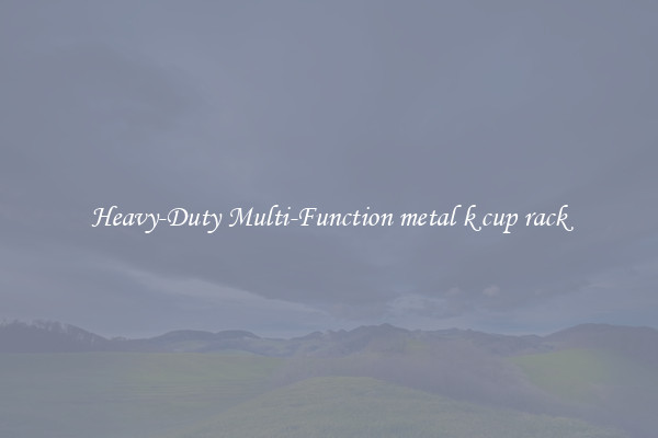 Heavy-Duty Multi-Function metal k cup rack