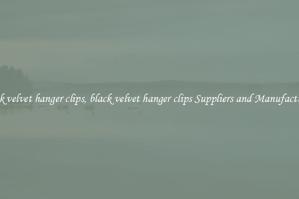 black velvet hanger clips, black velvet hanger clips Suppliers and Manufacturers