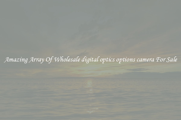 Amazing Array Of Wholesale digital optics options camera For Sale